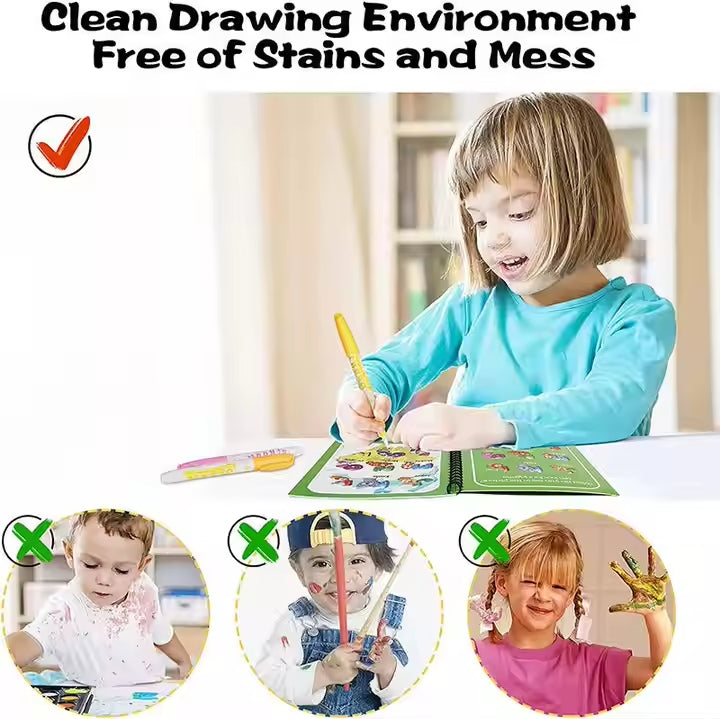 ๐จ Magic Water Book Board with Magic Water Pen