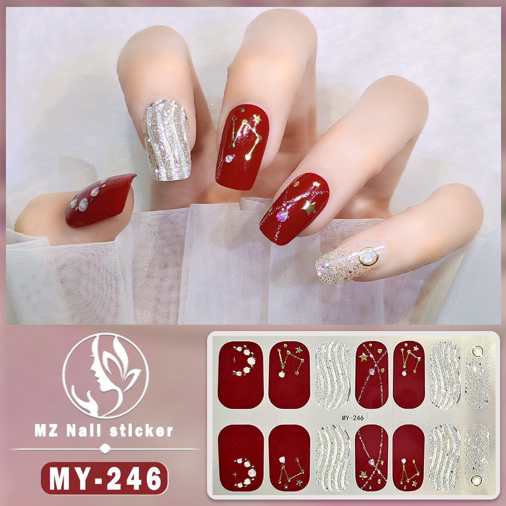 Nail Stickers โ Pack of 16 Nails Sticker