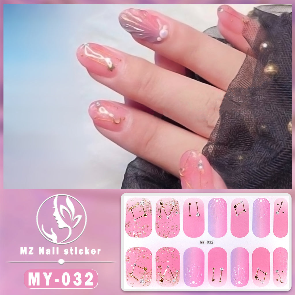 Nail Stickers โ Pack of 16 Nails Sticker