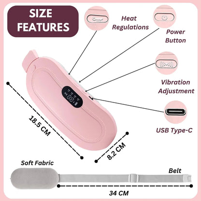 Women Period Pain Cramp Relief Belt