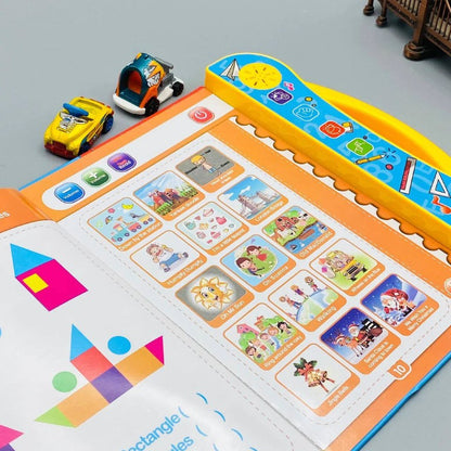 Electronic Intelligence Book -Colourful Audio Interactive Learning Book – Fun Phonics and Alphabet Learning for Toddlers